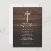 Bevestigingsceremonie Kerk kruis hout Kaart (Voorkant)