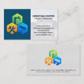 Bevestigingsdiensten | Home Reparaties Visitekaartje (Voorkant / Achterkant)