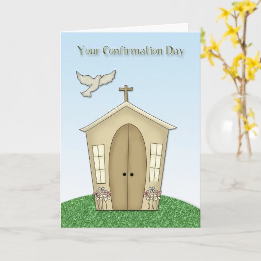 Bevestigingskaart Kaart (Gele Bloem)