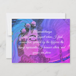 Bevestigingskaart Manaakitanga Briefkaart