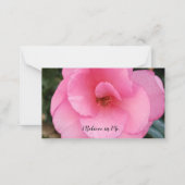 Bevestigingskaart op een kaart. notitiekaartje (Achterkant)