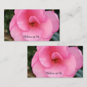 Bevestigingskaart op een kaart. notitiekaartje (Voorkant / Achterkant)