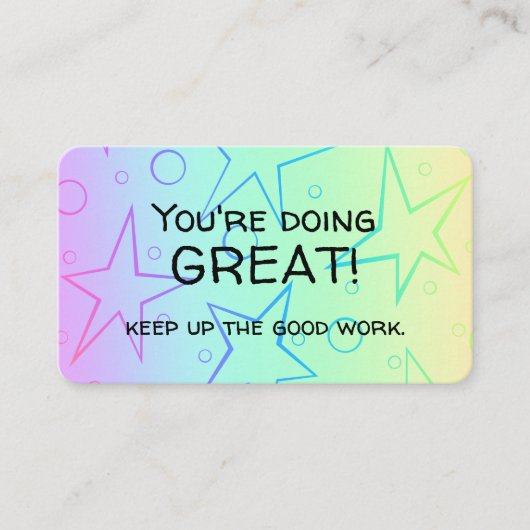 BevestigingsKaart Visitekaartje (Voorkant)