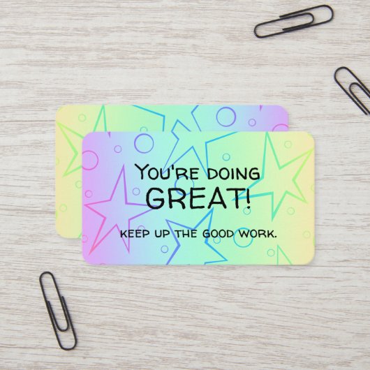 BevestigingsKaart Visitekaartje (Voorkant / Achterkant in situ)