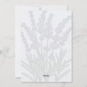 Bevestigingskaart voor de bevalling met bloemen feestdagenkaart (Achterkant)