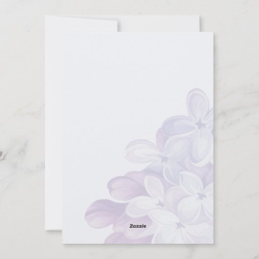 Bevestigingskaart voor de bevalling met bloemen feestdagenkaart (Achterkant)