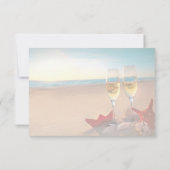 bevestigingskaartjes voor trouwfeest RSVP - ticket Kaartje (Achterkant)