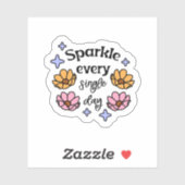 Bevestigingslaptop met reservequotes | Afgesneden  Sticker (Vel)