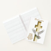 Bevestigingspaptisme voor kruisscripts notitieboek (Binnen)