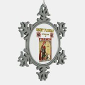 BEVESTIGINGSPATROON VAN BEVESTIGINGSPROCEDURE TIN SNEEUWVLOK ORNAMENT (Links)