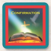 Bevestigingspond, Bijbel, Kruis Onderzetter (Voorkant)