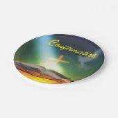 Bevestigingspond, Bijbel, Kruis Papieren Bordje (Gekanteld)