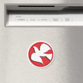 Bevestigingspond in rode cirkel magneet (Insitu (Vaatwasser))