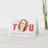 Bevestigingssponsor Foto: Dank u, Red en Silv Bedankkaart (Voorkant)