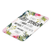 Bevestigingssponsor Gift echt grote sponsor Magneet (Linkerzijde)