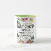 Bevestigingssponsor Gift echt grote sponsor Mok (Midden)