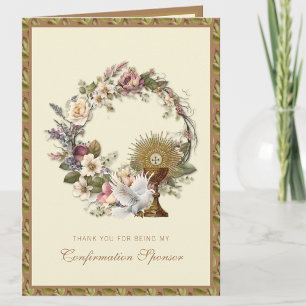 Bevestigingssponsor Hartelijk dank Feestdagen Kaart