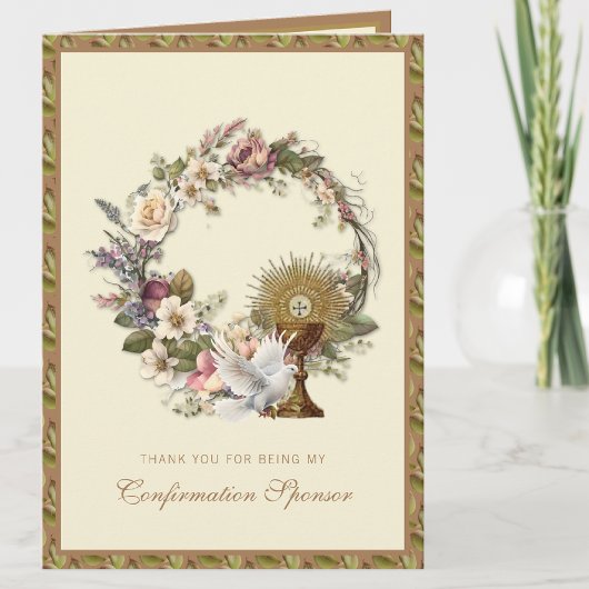 Bevestigingssponsor Hartelijk dank Feestdagen Kaart