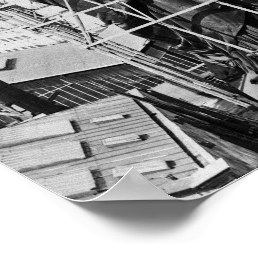 Bevestigingsstandbeeld - Parijs - 1884 Poster (Hoek)