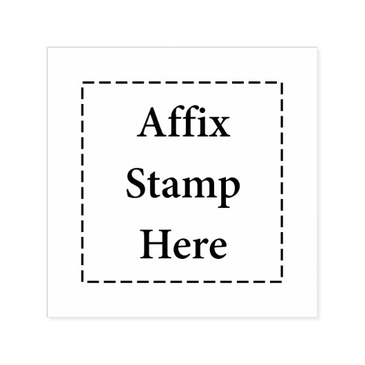 Bevestigingsstempel hier Zelfinkend rubberstempel Zelfinktende Stempel (Design)