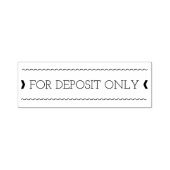 Bevestigingsstempel Rubber controleren Zelfinktende Stempel (Design)