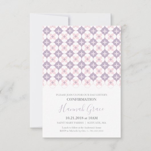 Bevestigingsuitnodiging - Aangepaste uitnodiging v (Voorkant)