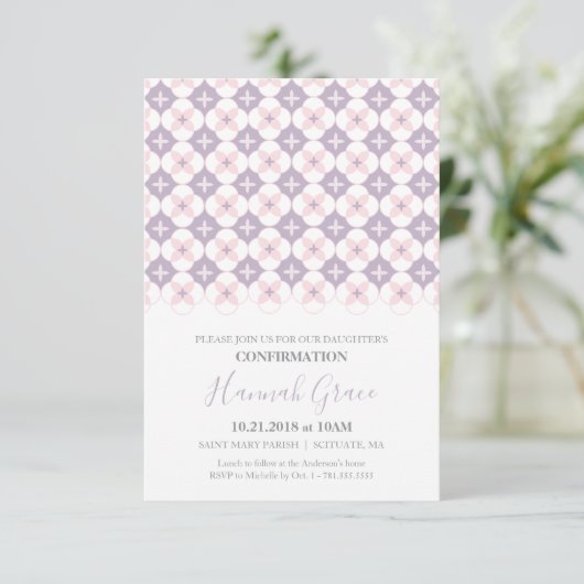 Bevestigingsuitnodiging - Aangepaste uitnodiging v (Staand voorkant)