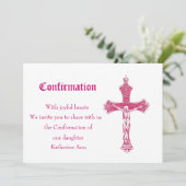 Bevestigingsuitnodiging Kaart (Staand voorkant)