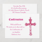 Bevestigingsuitnodiging Kaart (Voorkant / Achterkant)