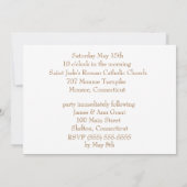 Bevestigingsuitnodiging Kaart (Achterkant)