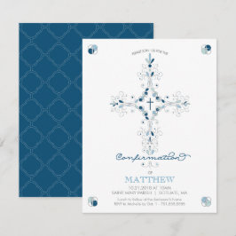 Bevestigingsuitnodiging - Katholieke ceremonie uit Kaart