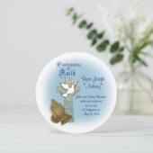 Bevestigingsuitnodiging Keltisch kruis Kaart (Staand voorkant)