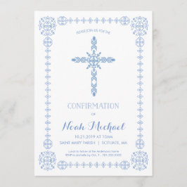 Bevestigingsuitnodiging, legant nodigt uit met kru kaart