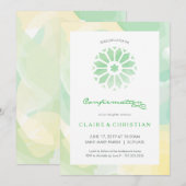 Bevestigingsuitnodiging, meisjes of jongens (tweel kaart (Voorkant / Achterkant)