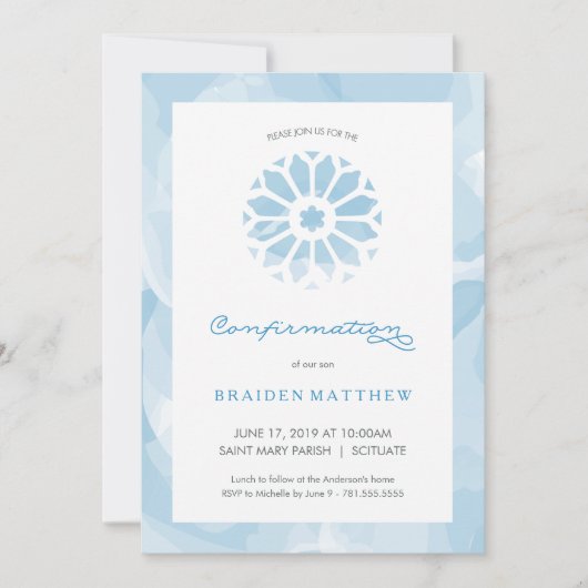 Bevestigingsuitnodiging, Religieuze uitnodiging vo (Voorkant)