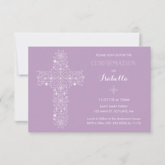 Bevestigingsuitnodiging -  uitnodiging (Voorkant)