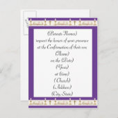 Bevestigingsuitnodiging Uitnodiging Briefkaart (Voorkant / Achterkant)