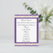 Bevestigingsuitnodiging Uitnodiging Briefkaart (Staand voorkant)