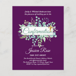 Bevestigingsuitnodigingen Eucalyptus Groenery Blad