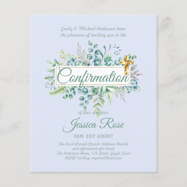 Bevestigingsverzoeken Eucalyptus Greenery Budge (Voorkant)