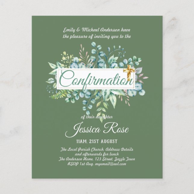 Bevestigingsverzoeken Eucalyptus Greenery Budge (Voorkant)