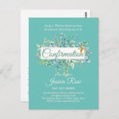 Bevestigingsverzoeken Eucalyptus Greenery Budge Briefkaart (Voorkant / Achterkant)