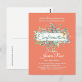 Bevestigingsverzoeken Eucalyptus Greenery Budge Briefkaart (Voorkant / Achterkant)