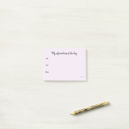 Bevindingen van de dag... post-it® notes (Op bureau)