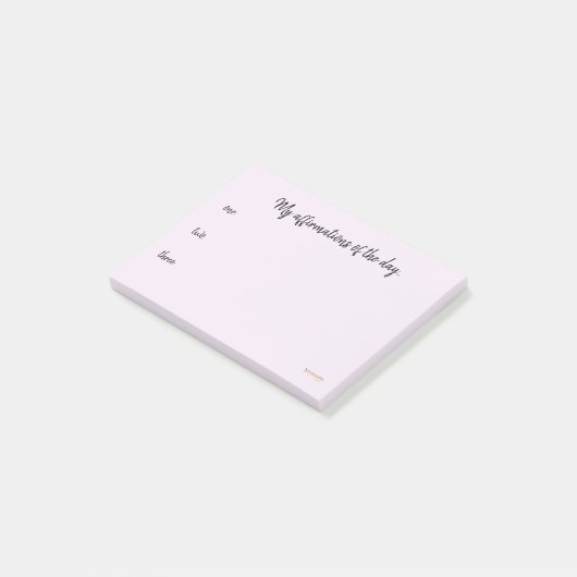 Bevindingen van de dag... post-it® notes (Schuin)
