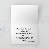 Bevlekt adviseer kaart (Binnen)