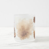 Bevlekt met koffie matglas koffiemok (Center)