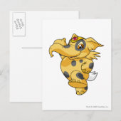 Bevlekte Elephante Briefkaart (Voorkant / Achterkant)