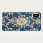  bevliegingspatroon blauw roze witte flessenpatroo Case-Mate iPhone case (Achterkant (horizontaal))