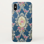  bevliegingspatroon blauw roze witte flessenpatroo Case-Mate iPhone case (Achterkant)